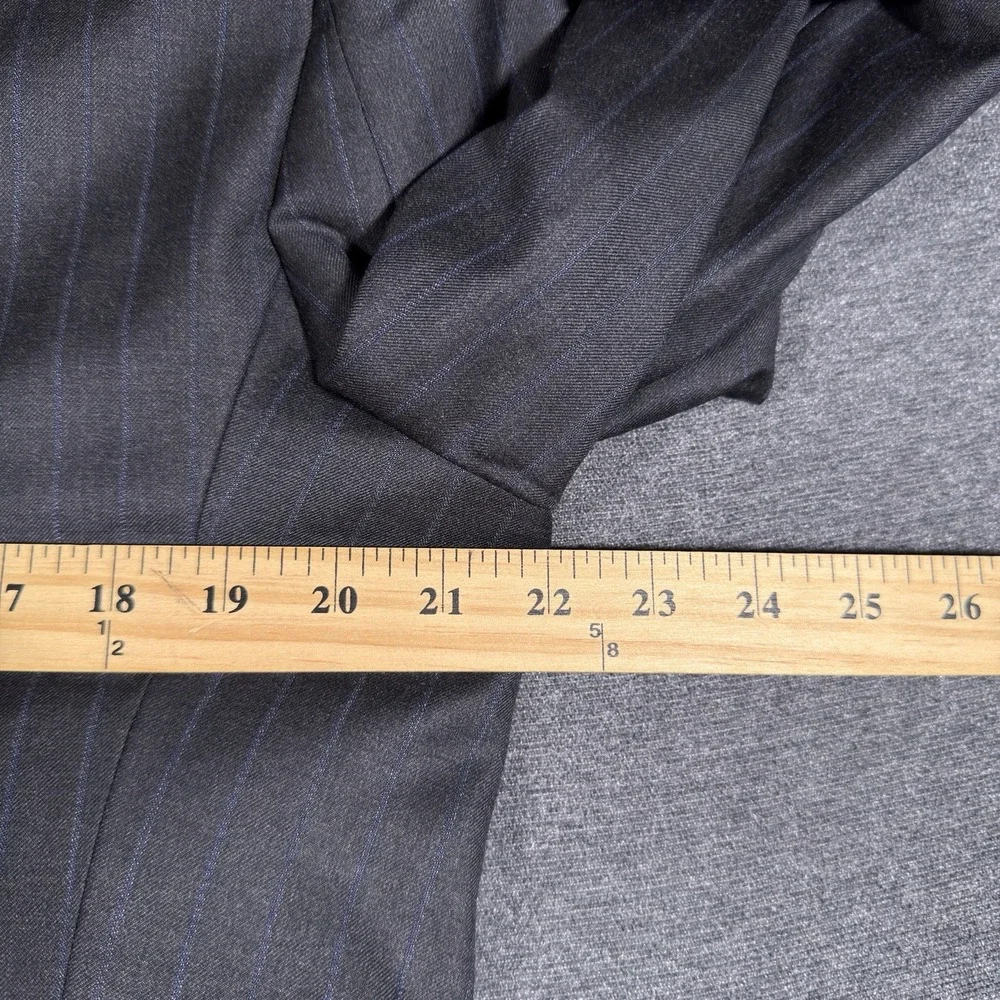 Jos A Bank Reserve Blazer 42R Navy Blue Pinstripe‎ Reda 1865 100% Wool Jacket